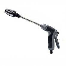 1pc/Set High Pressure Water Gun With Measuring Cup, Multi-Functional Long Handle Water Gun: Car Washing/Ground/Farm High Pressure Cleaning Equipment, High Pressure Washing Gun With Transparent Water Cup Observation Window, Commercial Car Washing Equipment, Cleaning Tool, Car Wash Water Gun