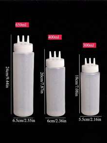 1 Chiếc, Chai Bóp, Chai Đựng Nước Sốt, Chai Đựng Gia Vị Để Bóp, Chai Bóp Gia Vị 3 Lỗ, Salad, Nướng, Nướng Bánh, Cắm Trại, Phụ Kiện Nhà Bếp Nước Sốt Salad Chai Đựng Gia Vị Sốt Cà Chua - Nhiều màu - Xem 6