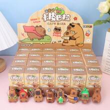CapyBara Blind Box, Cartoon Keychain, Cute CapyBara Accessories, With The Same Probability Of Obtaining Each Style - Multicolor - View 14