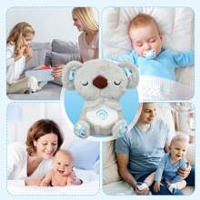 Children's Soothing Companionship Plush Toy Soft Wireless Calming & Sleep Otter/Koala Plush Toy  ﻿