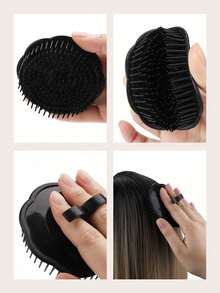 NEFOUME 一套洗发刷，头皮按摩刷，去屑刷，淋浴头皮洗发刷，头皮按摩器，深层清洁淋浴刷，男士手刷，胡须刷，宠物美容圆掌刷，返校季必备，旅行度假必备，女士发饰，刷子，边缘刷，边缘刷发梳，发刷套装，梳子，迷你发刷，解结刷，美发产品，美发工具，美发用品，护发，卷发刷，理发师，美发设备，旅行必备，发型，美发，发刷，背梳，造型刷，卷发刷，边缘刷，发梳，梳子，发刷套装，梳子，卷发梳，解结刷，女士发刷，头发，旅行，美发产品，美发工具，美发用品，理发师，理发师配件，理发店，美发设备 - 彩色 - 查看 2