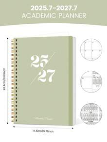 BUBU Lịch/Lịch tháng 2026 - Lịch tháng và tuần từ tháng 1 năm 2026 đến tháng 12 năm 2026, Sổ tay xoắn ốc có danh sách việc cần làm, mục tiêu, ghi chú, đồ dùng học tập cho năm học mới - Nhiều màu - Xem 5
