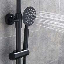 YUNRUX Rain Shower Shower System Shower Fitting Shower Set Antique Retro Nostalgia Black - Black - View 11
