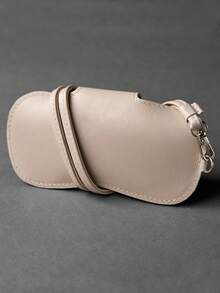 1 bolsa para óculos de pescoço, estojo para óculos, bolsa de couro sintético estilosa, suporte protetor fofo para óculos de sol, organizador portátil para óculos de viagem, capa protetora macia para óculos/óculos de sol, leve e compacto, acessório moderno, ideia de presente, armazenamento para óculos resistente a arranhões, perfeito para atividades ao ar livre, escritório, praia, carro, bolsa, academia e uso diário. Acessórios essenciais para viagem, bolsa de viagem, férias, volta às aulas, material escolar, óculos de sol feminino. - Multicolorido - Ver 10