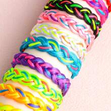 20pcs/Pack Adjustable Handmade Woven Bracelet, Colorful Bracelets For Women, Unisex Random Color Friendship Wrist Jewelry Gift