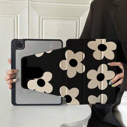 360° 旋转折叠保护套，轻松保护您的 iPad：智能保护套兼容 iPad Air 6、Air 5、4，并兼容 iPad 10（10.9 英寸） - 兼容 Apple iPad Pro 2024、Air M3/A16 2025 - 非常适合忙碌的会议、旅行冒险和舒适的家庭放松