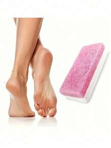 1/4 chiếc Đá bọt tẩy tế bào chết cho chân, Dụng cụ tẩy tế bào chết cho chân, Miếng chà chân cho tiệm, Tấm chà xát, Dụng cụ tẩy tế bào chết cho chân dành cho nam và nữ, Dụng cụ chà chân hai mặt, Dung nham núi lửa để loại bỏ da chết, Tẩy tế bào chết cho chân, Loại bỏ vết chai cho tay và cơ thể, Dùng cho dụng cụ vệ sinh và chăm sóc cá nhân trong gia đình (Màu hồng) - Hồng - Xem 5