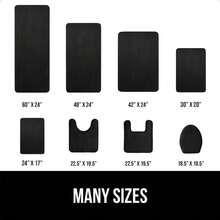 Baño de Espuma Viscoelástica Gruesa, Alfombrillas de Terciopelo Absorbente Suave, Alfombra de Baño 30X20, Alfombras Lavables A Máquina, de Secado Rápido, Negro - Azul - Ver 8