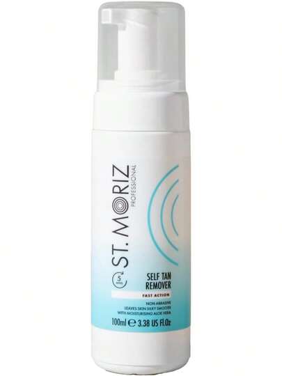 St Moriz Professional Self-Tan Remover Foam |   Removes Old Fake Tan In 5 Minutes |   With Aloe Vera To Hydrate & Moisturise The Skin |   Rapid Fake Tan Remover |   100ml