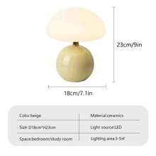 Nordischer LED Tischlampe Heimdekoration Armaturen minimalistische Schreibtischlampen Dekorationsarmaturen moderne Tischlampen Luxus Heimdekoration stufenlose Dimmmöglichkeit keramische Schreibtischlampen mit LED stufenloser Dimmmöglichkeit für Wohnzimmer Schlafzimmer Nachttisch Kinderzimmer Restaurant Cafés