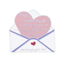 1pc Love Your Mom's Letter To You Enamel Brooch Angel Daughter Pin Mother's Day Gift Badge Accessories