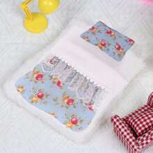 17cm (Schlafsack+Kissen), süße sitzende 1. und 2. Generation Puppenausstattung, Party Sammlerpuppen Zubehör, Puppensch lafsack, herzerwärmende Makronen, süße kleine Charakter Dekoration (ohne Puppen)