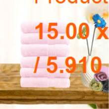 6-Pack Ultra-Light Cotton Face Washers - Soft Baby Pink For Gentle Cleansing And Daily Use