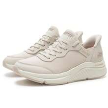 Skechers 休闲套脚鞋，轻便透气女士户外休闲鞋，117627运动鞋，步行鞋，徒步鞋 - 自然色 - 查看 4