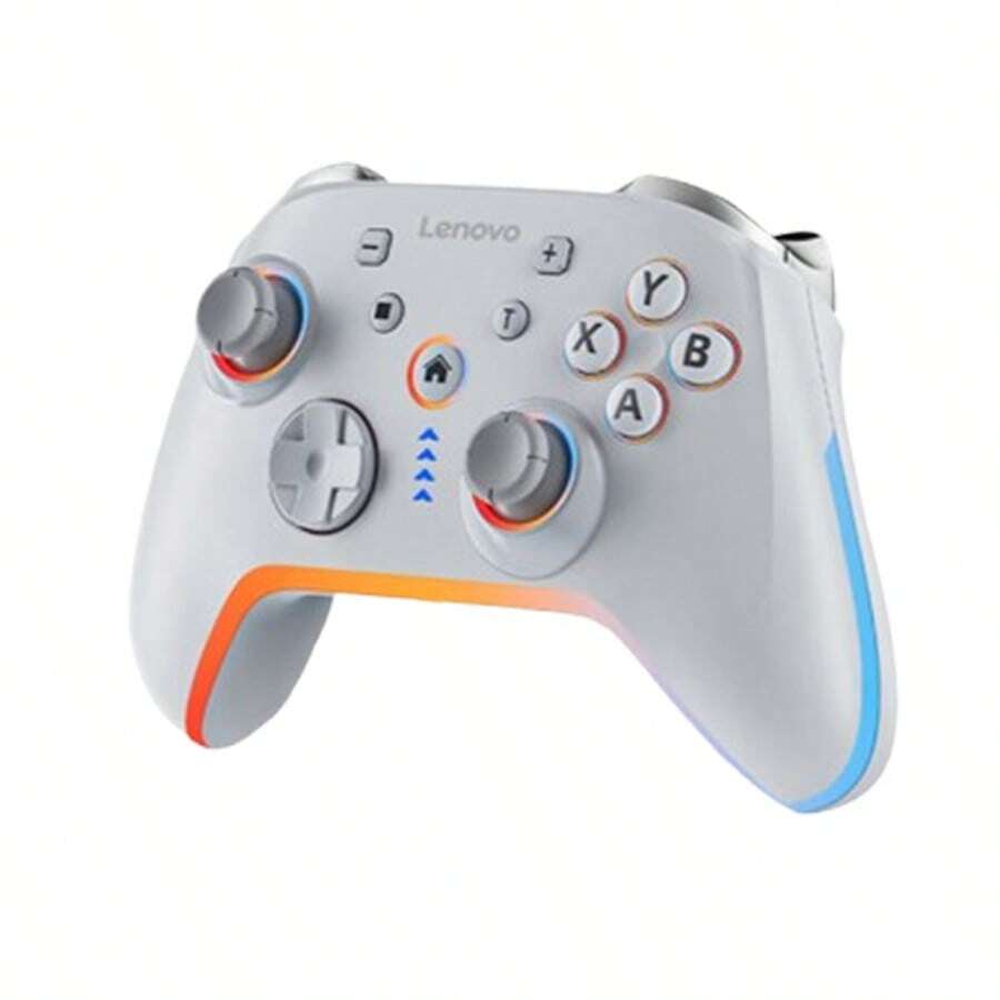 Lenovo S03 賽事級黑科技把手 雙霍爾配置（搖桿+扳機）1000Hz輪詢率 6軸陀螺儀瞄準 5檔震動調整 戰隊訓練神器 - 雪域灰 - 查看 1