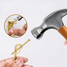 30/50/100 Pound Heavy-Duty Nail Hanging Easel, Hanging Hook, Heavy-Duty Hanging Hardware For Wooden And Drywall, Used For Mirrors, Photo Frames, Clocks, And House Decoration - Multicolor - View 3