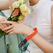 Universal Wrist Key Lanyard| Hands-Free Anti-Loss Strap, Adjustable & Unisex For Sports, Work & Outdoors - 橘色 - 查看 3