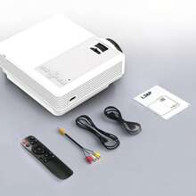 Proyector Staratlas 5G WiFi Bluetooth, Full HD 1080P nativo, proyector de cine en casa 4K, pantalla de 300 pulgadas, compatible con iOS/Android/Fire, proyector portátil mini - Tipo de Enchufe A USA (110-127V) - Ver 10