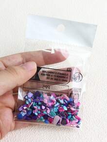 10g/0.35oz Pengisi Batu Asimetris Berwarna-warni, Bahan Pengisi Cetakan Resin Epoksi, Cocok untuk Pembuatan Perhiasan, Kerajinan DIY, Penting untuk Pembuatan Perhiasan - MultiWarna - View 7