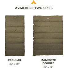 Teton Everyday Response Sleeping Bag For Adults And 3Season Sleeping Bags Stay Warm In Camping Weather Stuff Sack Included YFHL3 - +20FOlive&Stone - View 7