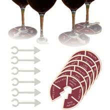 1 件葡萄酒旋转派对饮酒游戏，旋转酒杯射击轮饮酒游戏，朋友、情侣和派对饮酒游戏