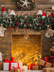 24 pièces Nœuds de velours de Noël pour arbre, guirlande, couronne, décoration vintage. Nœuds de velours pour décoration de Noël, sapin de Noël, escalier, cadeaux, ornements d'arbre de Noël (largeur 3/8 po, 5 * 7 pouces)