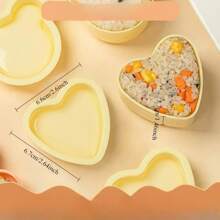 1 Set/50pcs Rice Ball Wrapping Bag, Cute Cartoon Triangle Sushi Bag, Bento Accessory And Sushi Making Mold