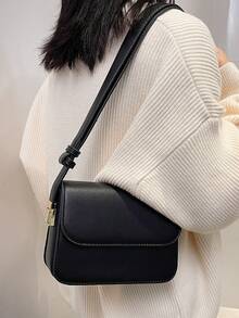 迷你复古可调节肩带单肩包