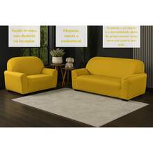 Sofa Covers - 黃色 - 查看 3