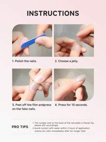 10 Pieces Of Handcrafted Press On Nails Short , Pink Nails ,Hand-Painted Production, Summer Nails , Reusable Fake Nails Nail Supplies Nails