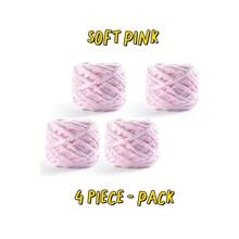1Roll Multicolor Ice Strip Yarn 100g, 8mm Thick - Soft And Chunky Chenille Yarn, Fluffy Thread Knitting Chenille Yarn, Ideal For DIY Knitting & Crochet Projects Like Scarves, Slippers