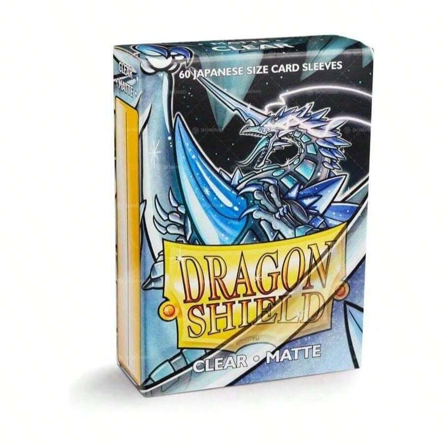 Dragon Shield | Japanese Size Card Matte Sleeves | 60 CT - Smooth &Amp; Tough Premium TCG Sleeves - Compatible With Yu-Gi-Oh, , Cardfight &Amp; Vanguard | Clear - trắng - Xem 1