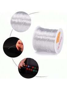 Rope Bracelet Rope Jade Thread Braided Hand Rope Hand Rope Elastic Rope Beaded Line Bracelet String Transparent Elastic Thread Pendant Line Bracelet Braided Rope DIY Handmade Material