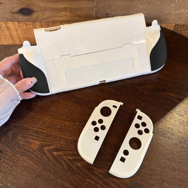 1PC Replacement Full Protective Case For Switch 2 Case Potective Cover With Stand & Game Slots Grip Cover For Controllers With Bracket Gaming Handhelds