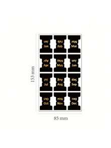 120pcs/10pcs Sticky Index Tabs, Writable Memo Notes, Blank Monthly Labels, Planning Stickers, Double-Sided Bookmarks, Book Labels, Annotation Tags, For Marking, Categorizing And Planning