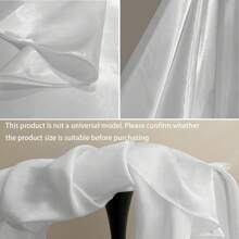 1Pc Rectangular/Round Elegant Satin Tablecloth Luxury Glossy Polyester Table Cover For Wedding, Party, Banquet Table Cover For Elegant Decor For Formal Dining Extra-Long Rectangular Table Cover Shiny Bridal Banquet Tablecloth For Reception & Party Machine Washable