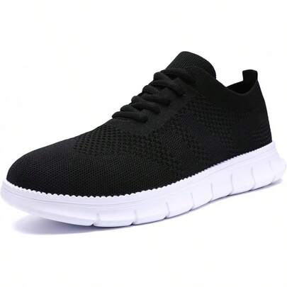 Mens Running Shoes Mesh Breathable Tennis Shoes Lightweight Walking Sneakers Comfortable For Gym