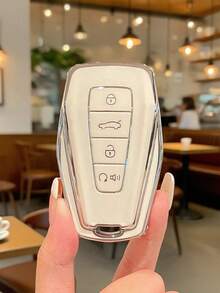 1 Vỏ Bọc Chìa Khóa Thông Minh Điều Khiển Từ Xa Xe Hơi TPU, Phù Hợp Cho Geely Coolray X6 Emgrand Global Hawk GX7 Phụ Kiện Ô Tô Không Cần Chìa Khóa, Thời Trang Và Tối Giản, Cá Tính Và Đa Năng - Nhiều màu - Xem 4