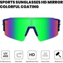 Gafas de sol para niños Lentes de sol de béisbol para jóvenes, UV400 Deportes Teens Ciclismo Gafas para niños Niñas Edad - Montura blanca negra/Espejo azul - Ver 7