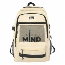 Large Capacity Multi-Compartment Unisex Backpack, Casual Lightweight Short Trip Luggage School Bag - Multicolor - View 16