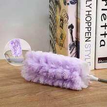 Microfiber Feather Duster For Cleaning 13 Inch Extendable Cobweb Dusters Washable Bendable Tool For Office Car Window Furniture