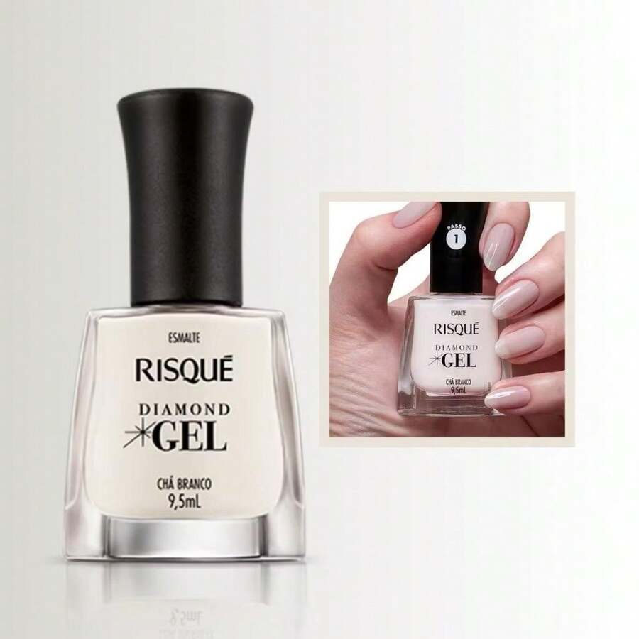 Risqué Risque Diamond Gel Nail Polish Various Colors Wholesale Resale - Choose Your Color - WHITE TEA - View 1