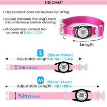 ThinkPet 1 pieza Collar inteligente de identificación para perros con etiqueta de identificación de mascota y función de recuperación - esencial para recuperar artículos perdidos, escanea el código QR del producto para hacer una llamada telefónica al propietario; Accesorios para perros, suministros para cachorros, collar para perros con funda protectora para AirTag