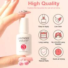 4 piezas X 10 mL Conjunto de líquidos para polvo de inmersión, conjunto de relleno esencial del sistema de polvo de inmersión con imprimación para preparar uñas, activador y capa superior de base para kit de uñas de inmersión sin necesidad de curado, arte de uñas manicura de diseños de salón
