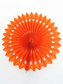 5pcs/Set Hanging Honeycomb Circular Paper Fan Decorations, Multi-Color Options For Self-Use Combination, Suitable For Various Party Backdrops, Theme Gatherings Decor, Party Decorations