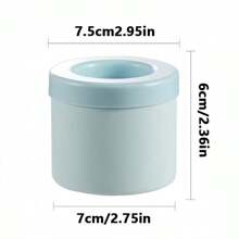 1pc Easy-To-Release Silicone Ice Tray Makes Perfectly Shaped Ice Cubes - Holds Up To 40-60 Ice Cubes! Kitchen Supplies