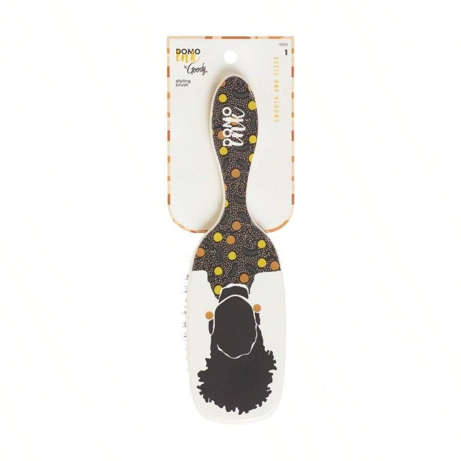 Tru X Domo Ink Collab Ouchless?? Detangling Printed Paddle Brush 1 Count