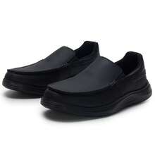 Skechers CAMDA 男士休闲一脚蹬轻便舒适运动鞋，运动步行鞋，8790007-BBK - 全黑色 - 查看 3