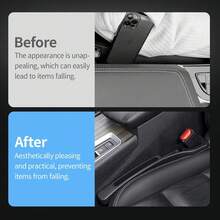 Organizador de espaço para assento de carro com dois compartimentos, nunca mais perca o telefone/carteira, serve para todos os veículos