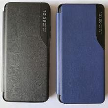 1 件全新奢华商务皮革手机壳，适用于三星 Galaxy S25Ultra S25Plus S25Edge S25 S24Ultra S24+ S24 S23Ultra S23Plus S23 A55 A56 A15 A16，全覆盖高品质防震保护壳，带智能部分窗口显示和支架设计